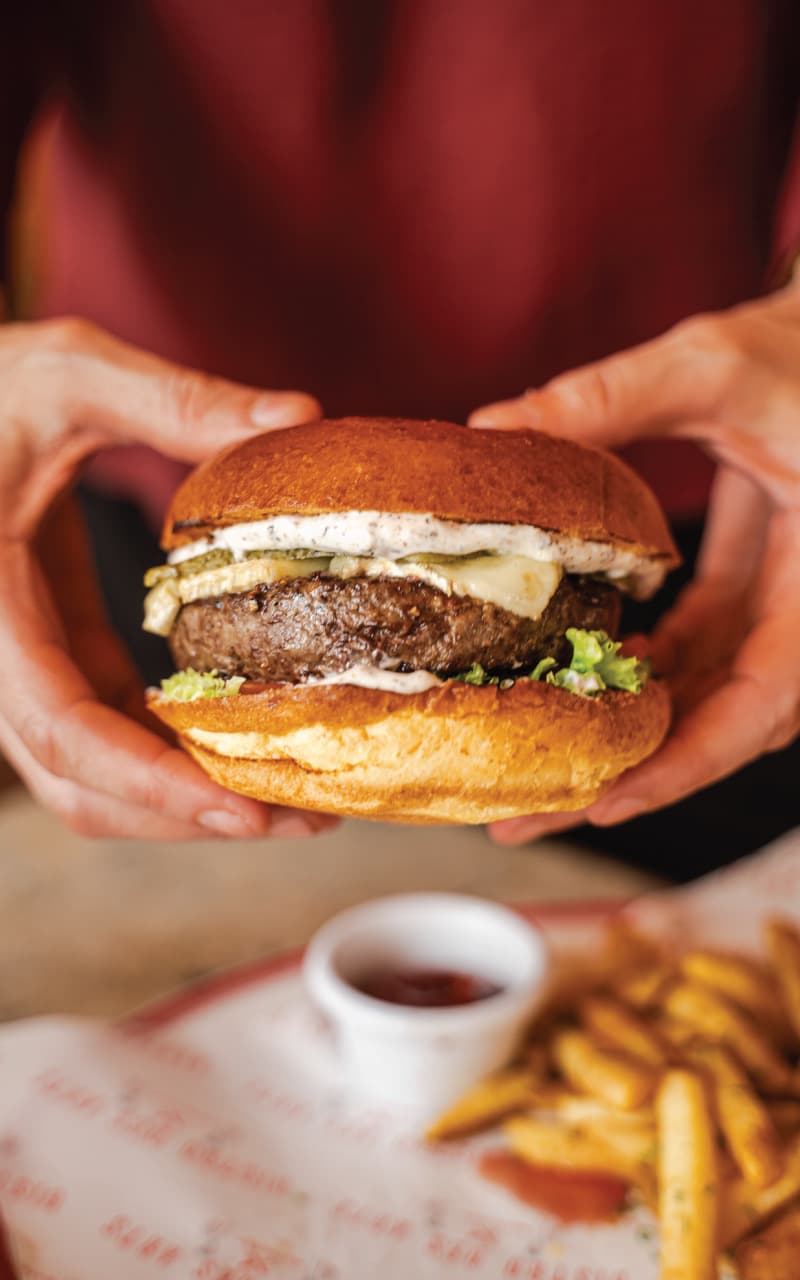 Burger de Bœuf, Brie & Truffe Noire